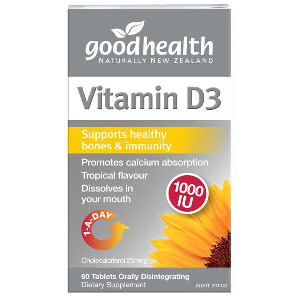 Good Health Vitamin D3 60 Chewables